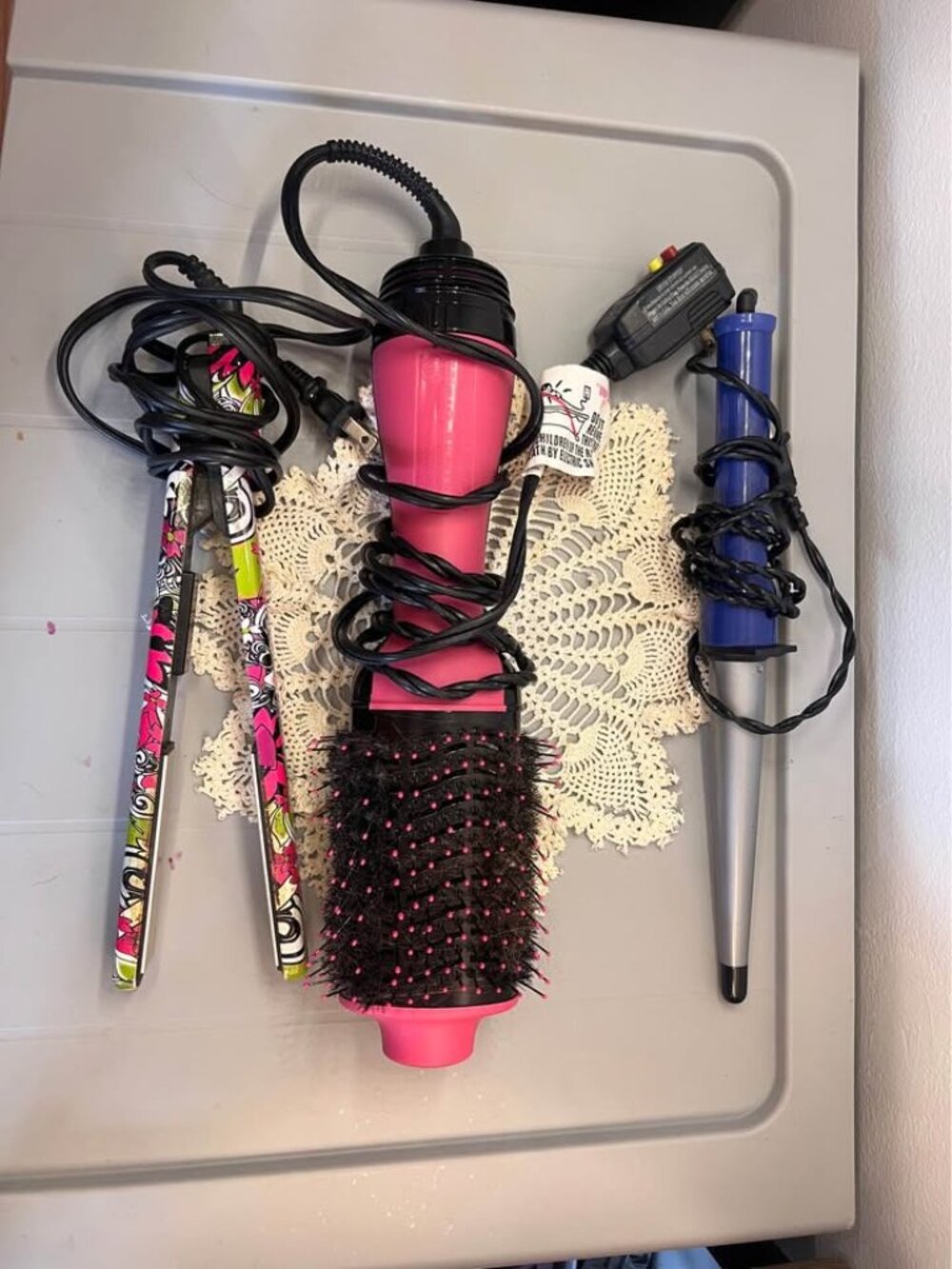 Hair tools hot roller brush dryer straightener curling want Revelon Clinique